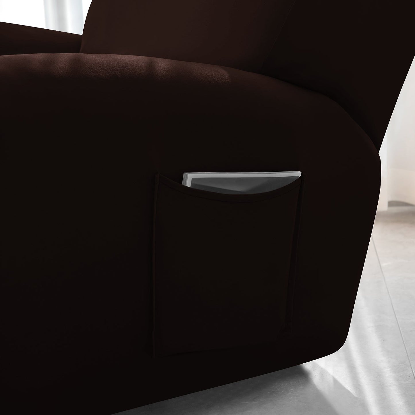 Housse de Fauteuil et Canapé Relax - Marron