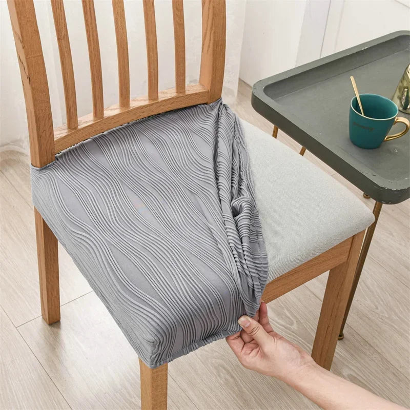 Housse Assise de Chaise - Motif Rayé