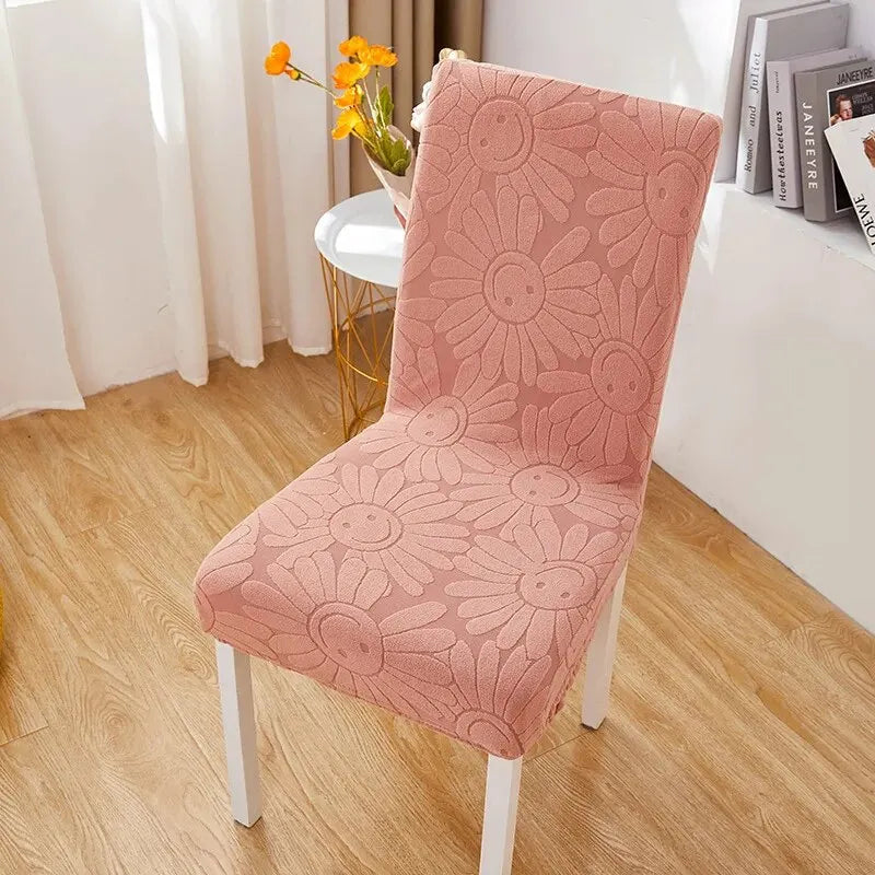 Housse de Chaise Extensible - Motif Tournesol