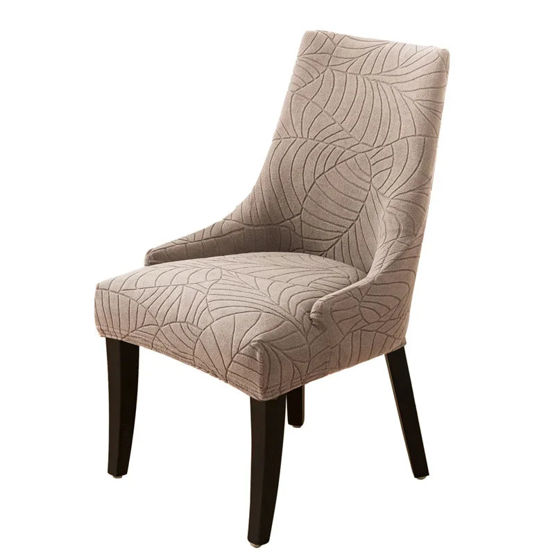 Housse Chaise Scandinave - Avec Motifs Feuilles