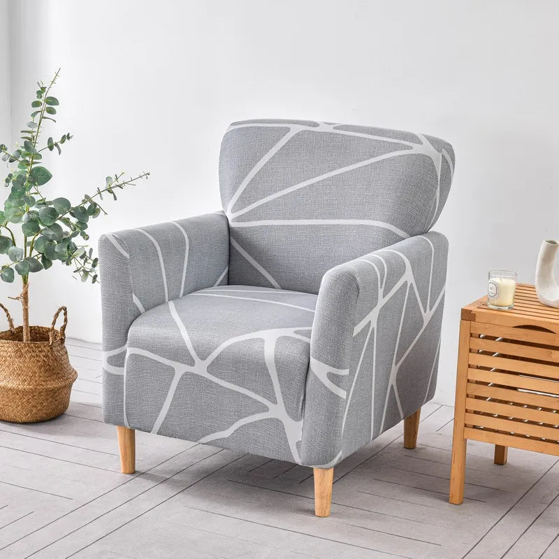 Housse Fauteuil Club - Motif Imprimée