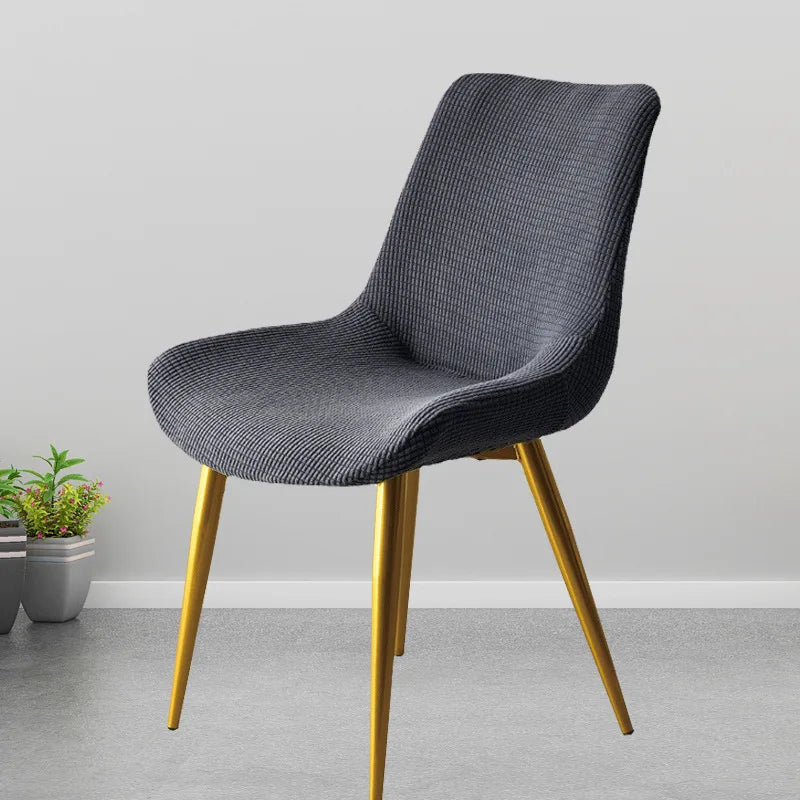 Housse Chaise Scandinave Dossier Courbé