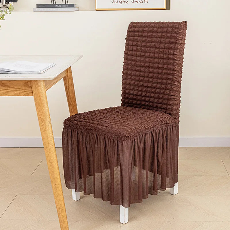 Housse Chaise Salle À Manger - Avec Jupe
