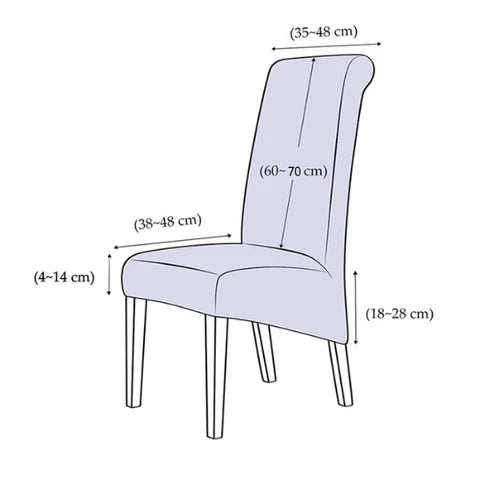 Housse de Chaise Apparence Cuir | Deluxe - Hélianthe