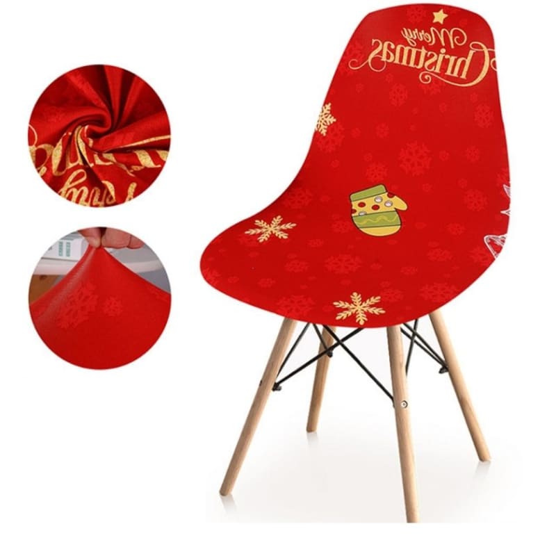 Housse de Chaise - Motif Noël