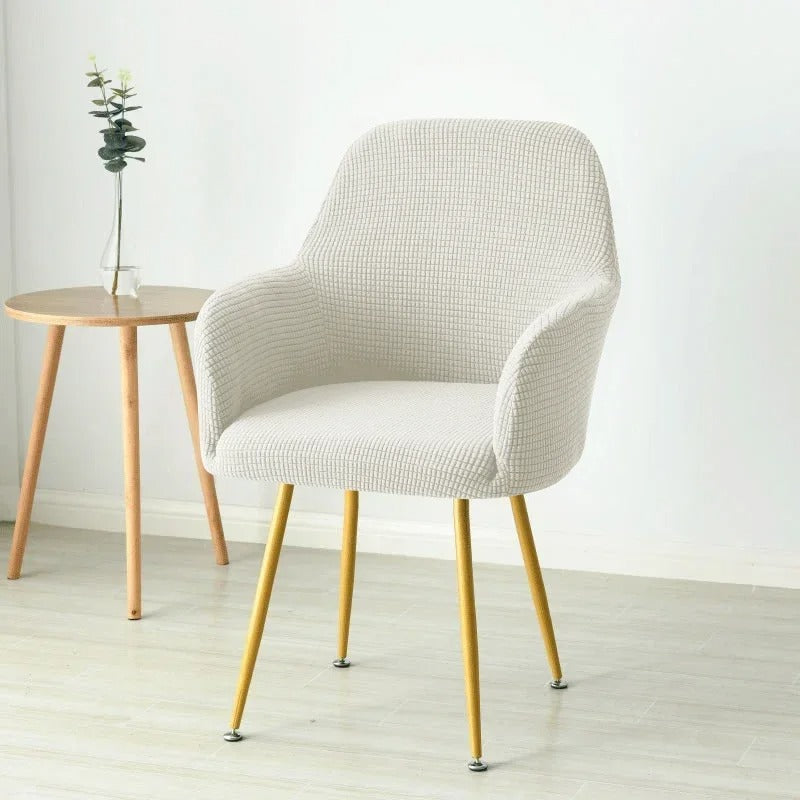 Housse de Chaise Scandinave - Avec Accoudoirs