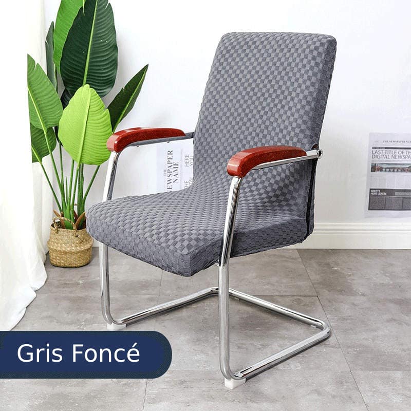 Housse De Chaise Bureau Nickel - Housse de Chaise de Bureau