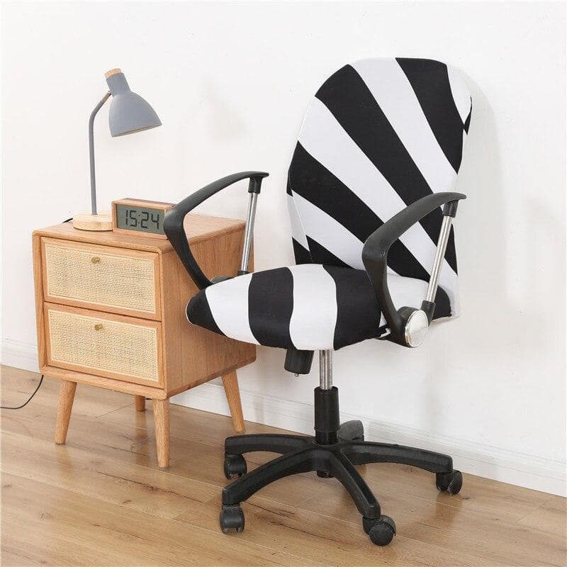 Housse de Chaise Bureau - Zébre - Housse de Chaise de Bureau
