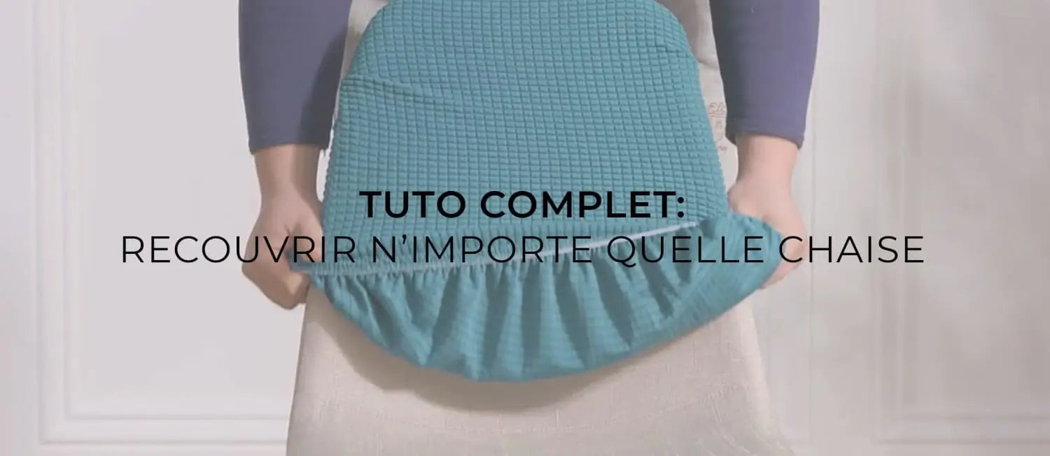 Tuto complet: Recouvrir n’importe quelle chaise