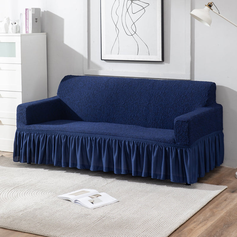 Housse de Canapé Extensible - Bleu Marine