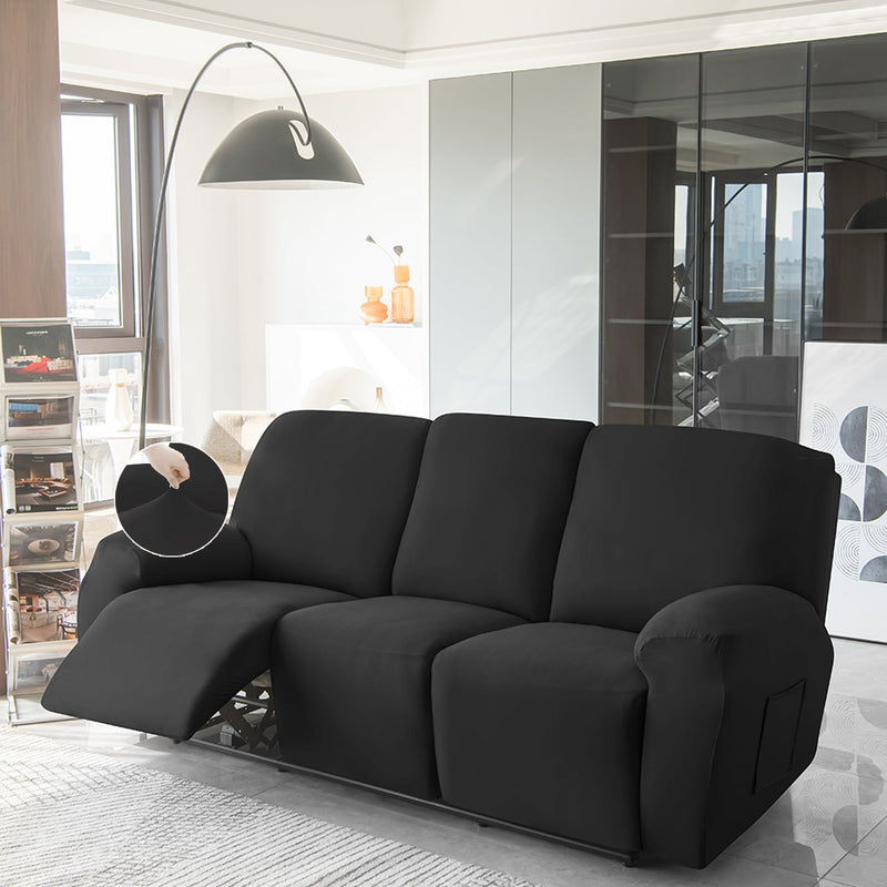 Housse de Fauteuil et Canapé Relax - Noir