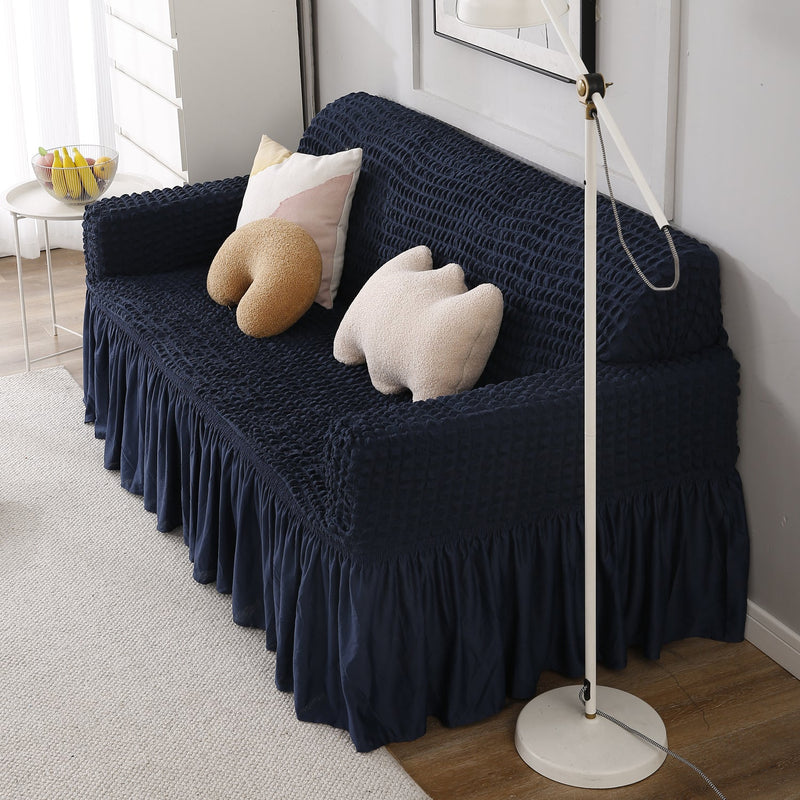 Housse de Canapé Extensible - Bleu Marine