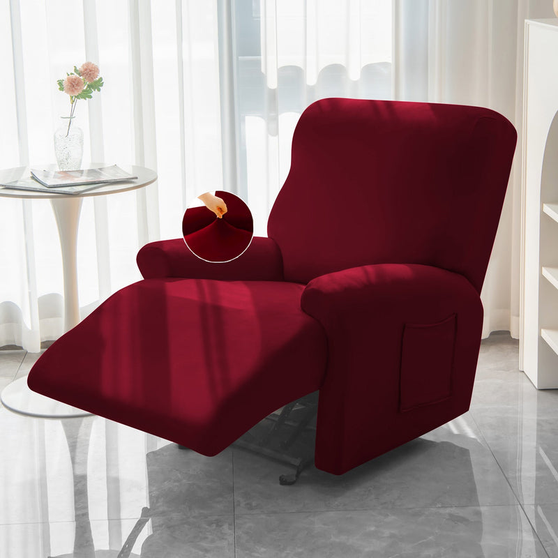 Housse de Fauteuil et Canapé Relax - Rouge Bordeaux