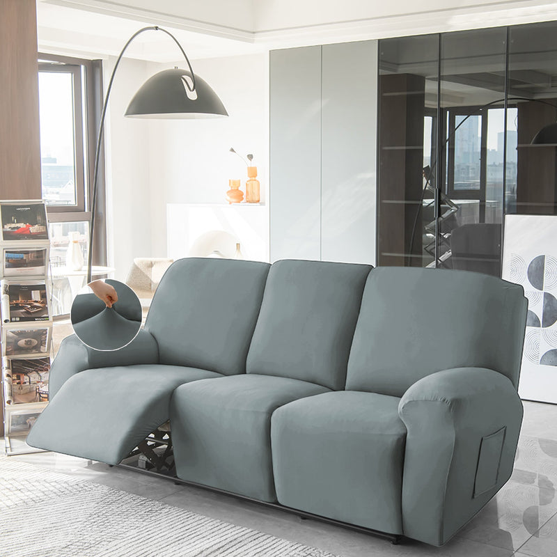 Housse de Fauteuil et Canapé Relax - Gris foncé