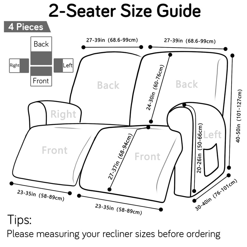 Housse Fauteuil Relax  - Vin, Géométrie