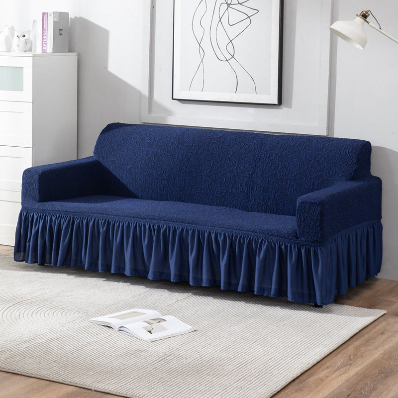 Housse de Canapé Extensible - Bleu Marine