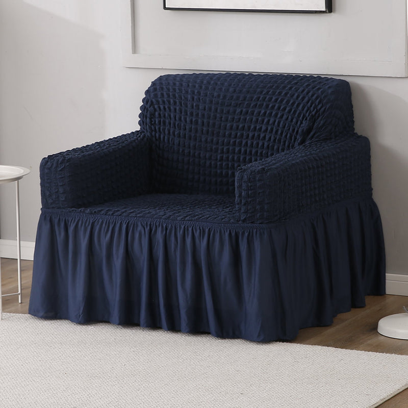 Housse de Canapé Extensible - Bleu Marine