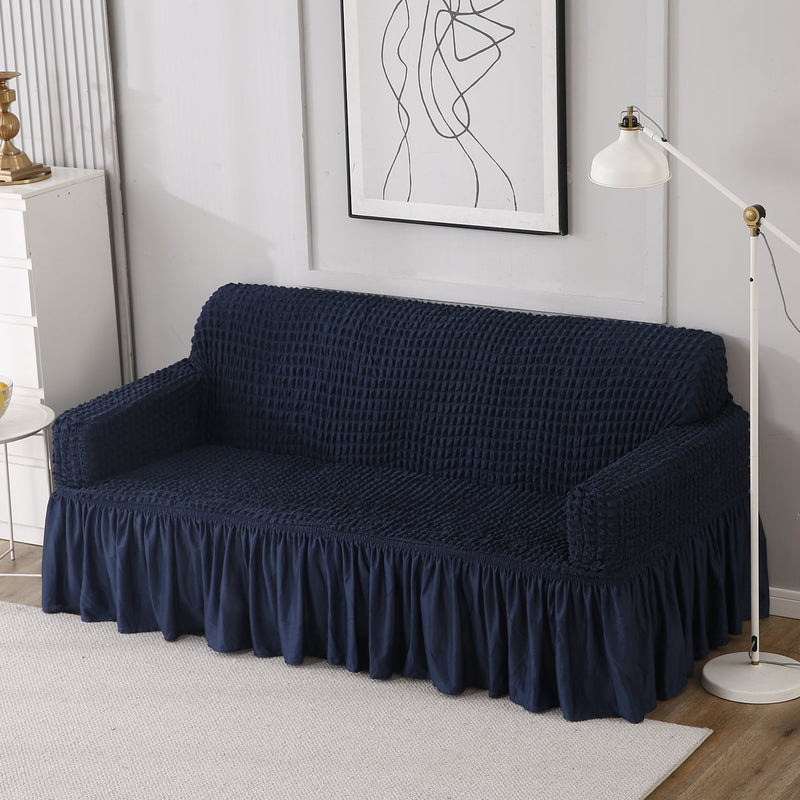 Housse de Canapé Extensible - Bleu Marine