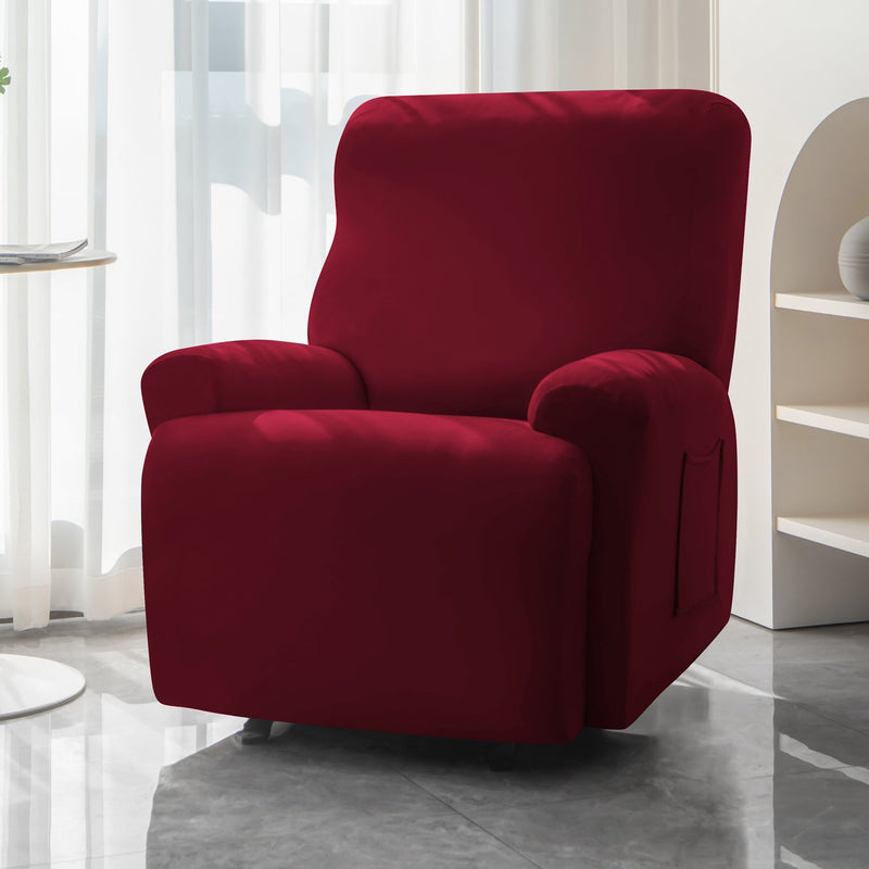 Housse de Fauteuil et Canapé Relax - Rouge Bordeaux