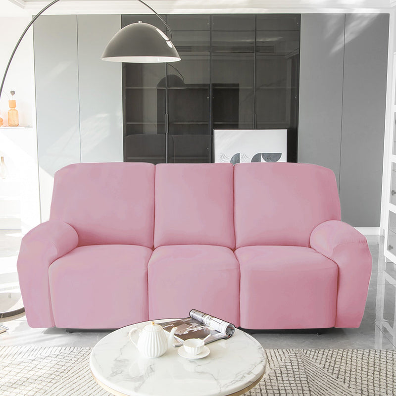 Housse de Fauteuil et Canapé Relax - Velours Rose