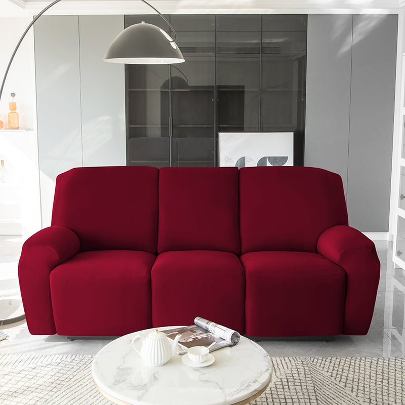 Housse de Fauteuil et Canapé Relax - Rouge Bordeaux