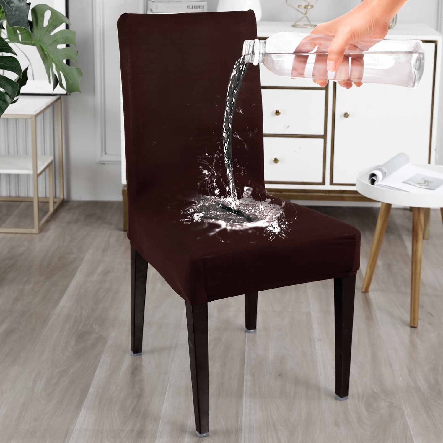 Housse de Chaise Imperméable - Marron