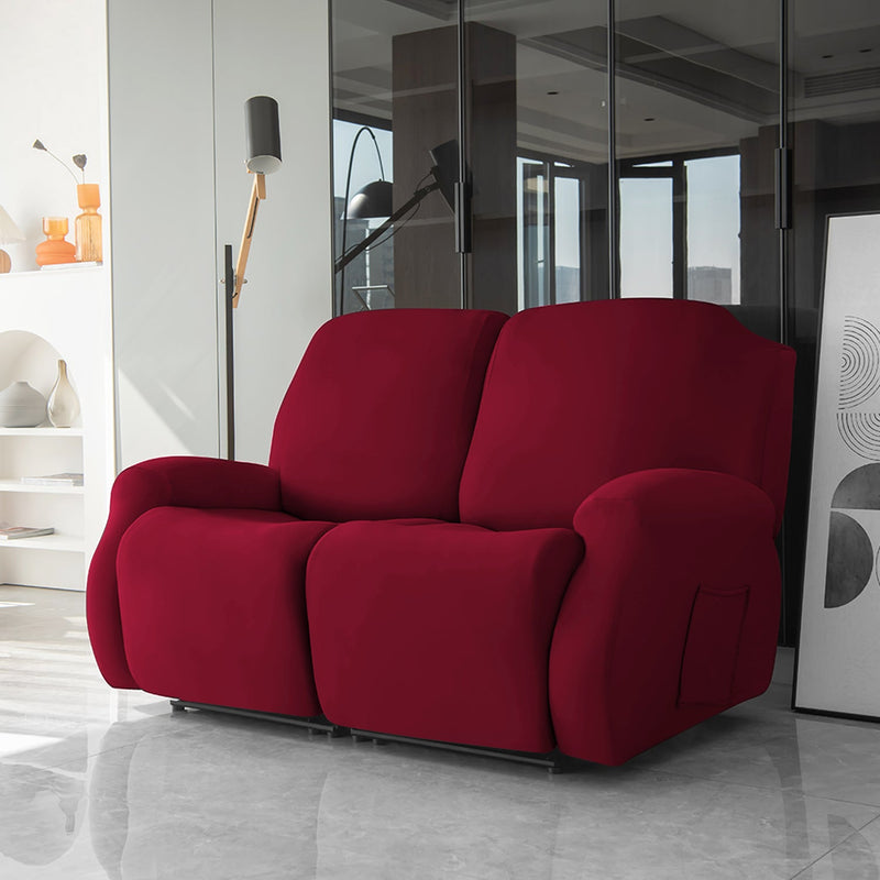 Housse de Fauteuil et Canapé Relax - Rouge Bordeaux