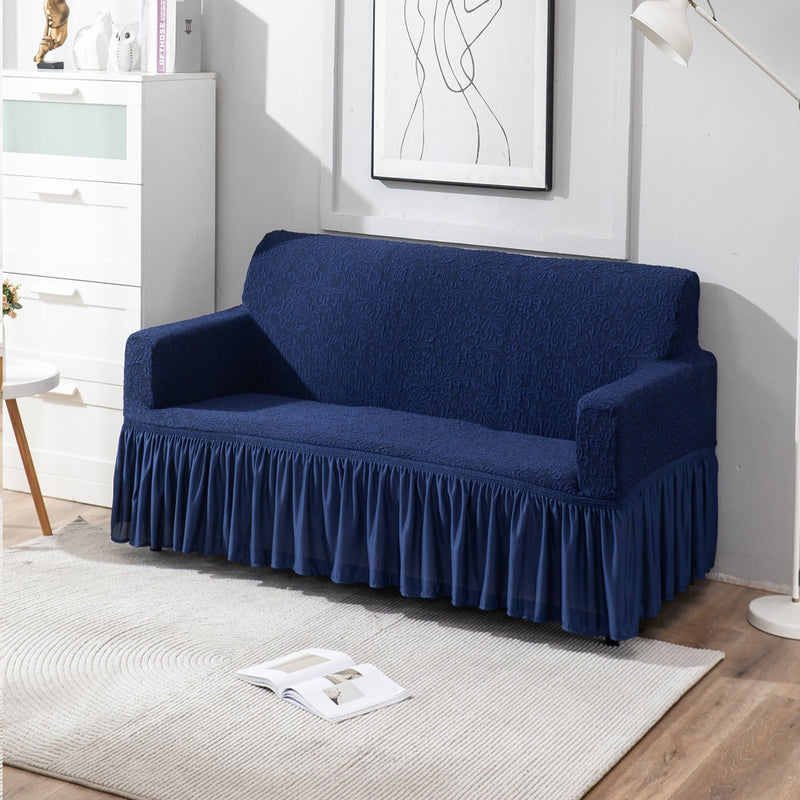 Housse de Canapé Extensible - Bleu Marine