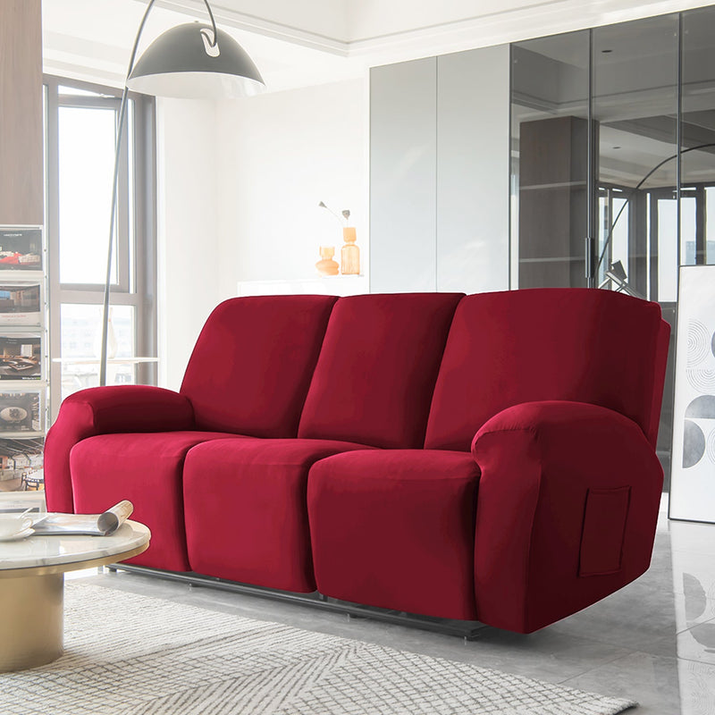 Housse de Fauteuil et Canapé Relax - Rouge Bordeaux