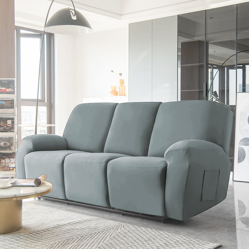 Housse de Fauteuil et Canapé Relax - Gris foncé