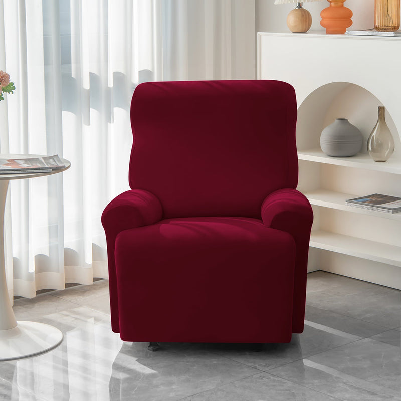 Housse de Fauteuil et Canapé Relax - Rouge Bordeaux