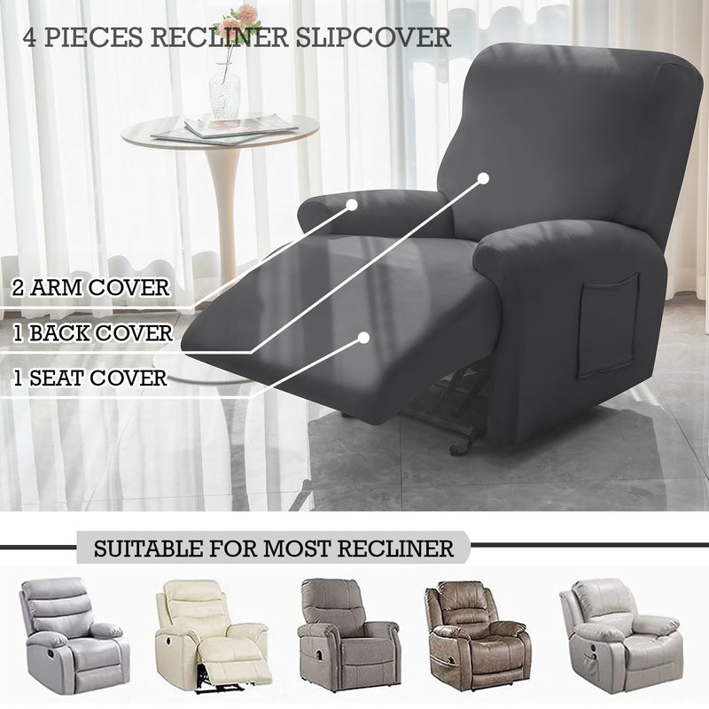 Housse de Fauteuil et Canapé Relax - Gris