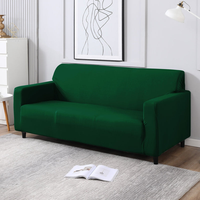 Housse de Canapé Extensible - Vert Bouteille