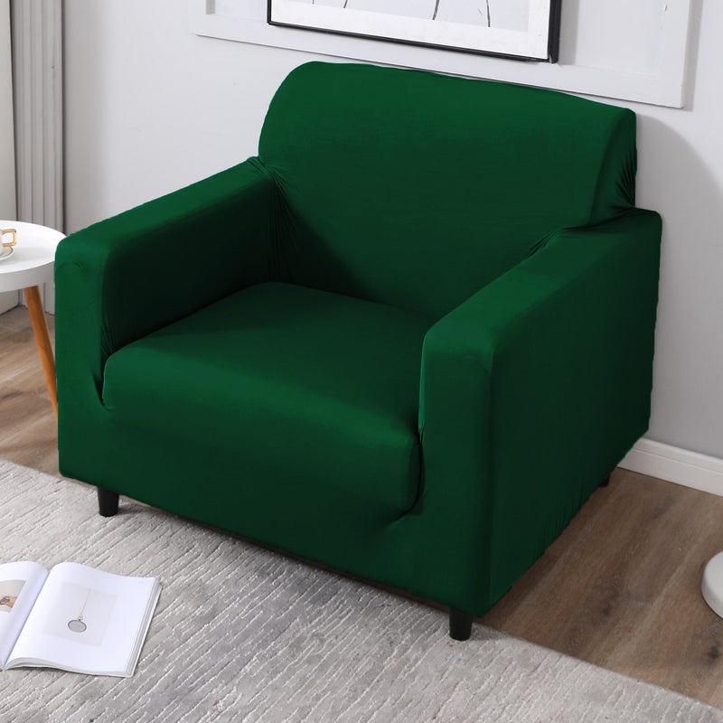 Housse de Canapé Extensible - Vert Bouteille