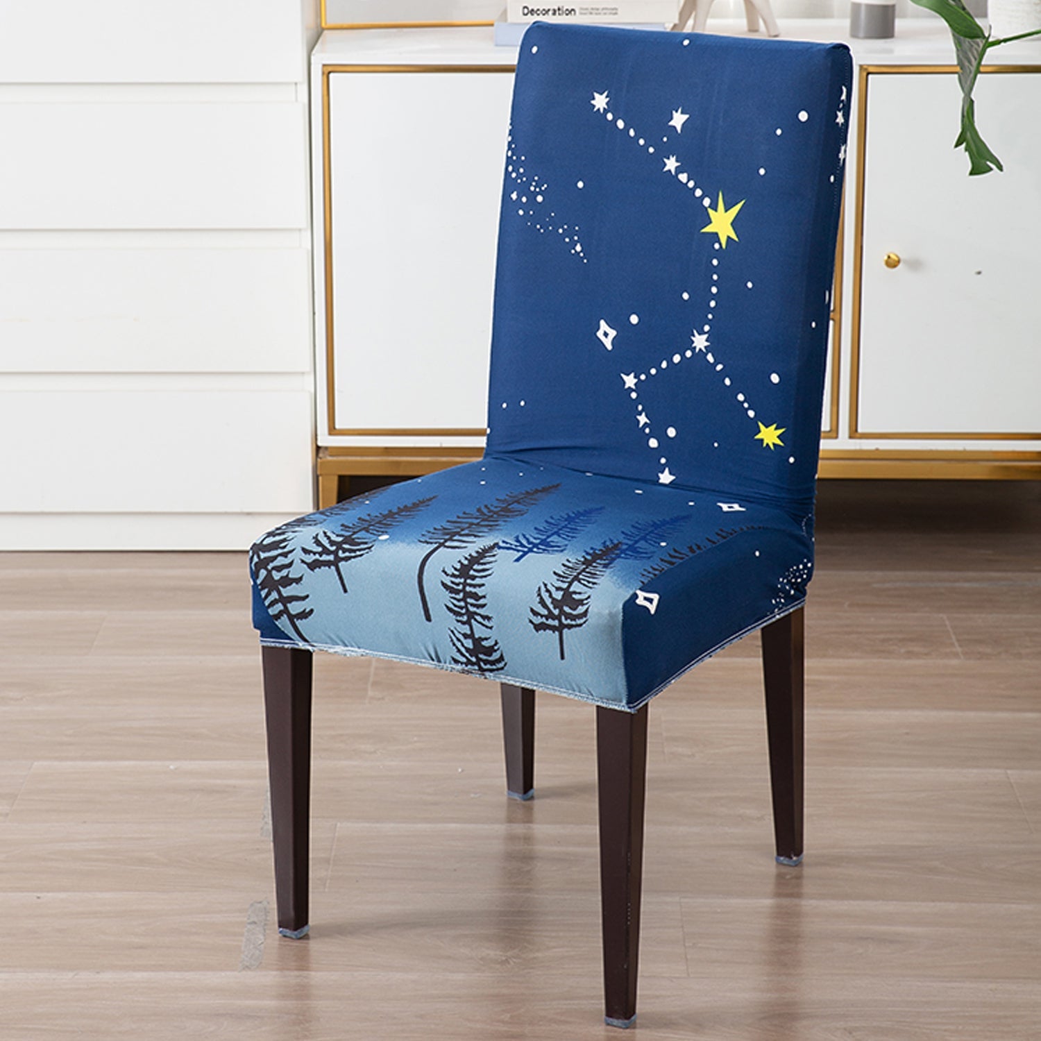 Housse de Chaise Extensible - Bleu Nuit