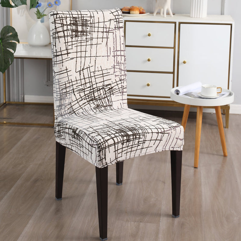 Housse de Chaise Extensible - Beige Marron