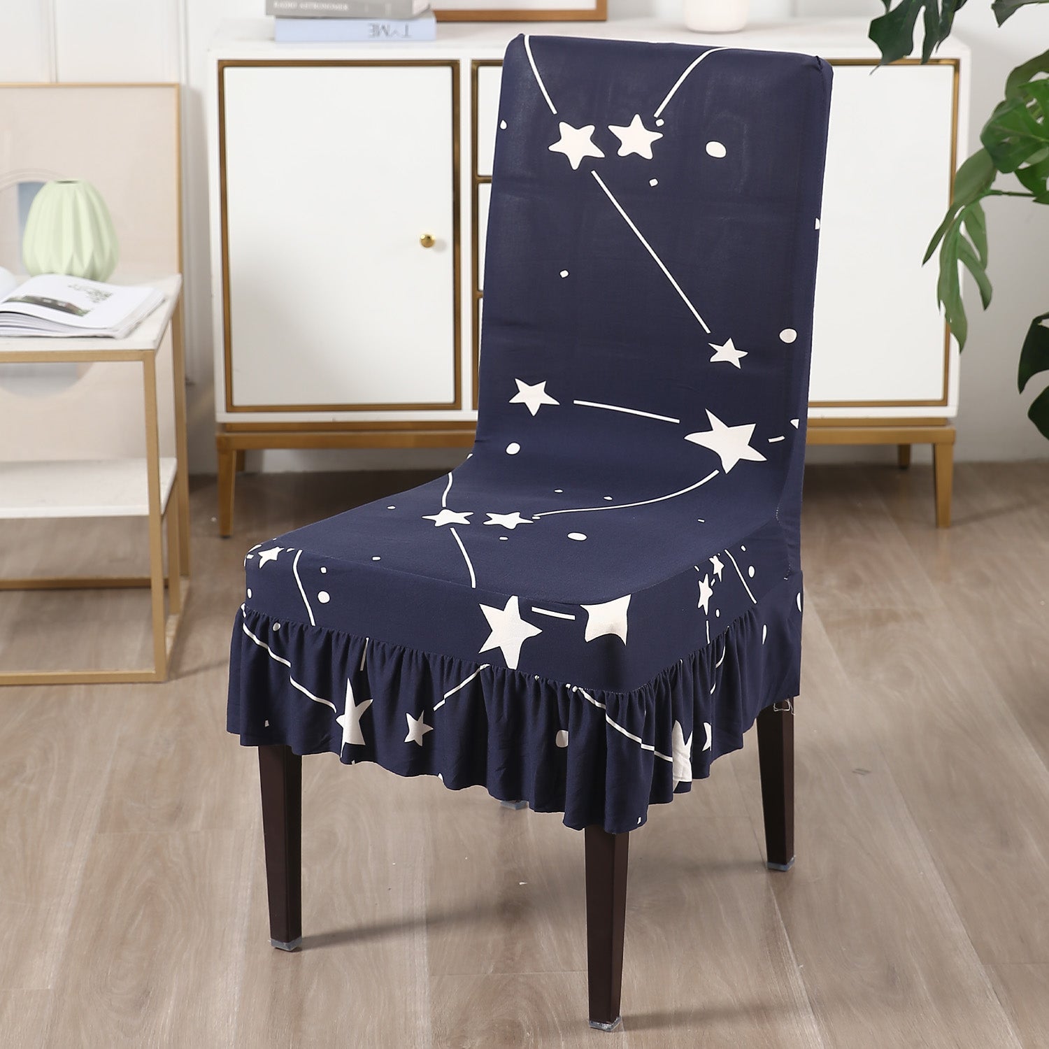 Housse de Chaise Extensible - Bleu Foncé