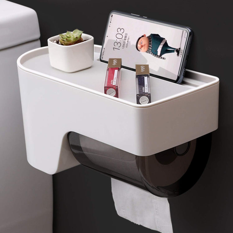 Porte-rouleau de papier toilette sans perceuse, série d'autocollants magiques, pour salle de bain