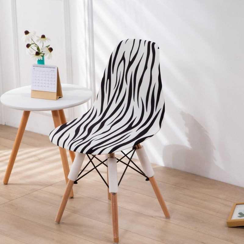 Housse Chaise Scandinave Motifs Imprimés