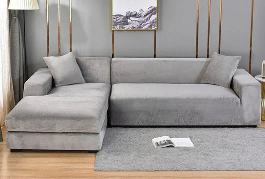 Housse de Canapé d'Angle - Velours