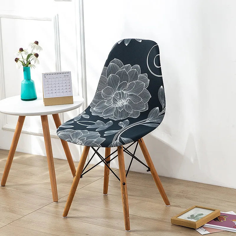 Housse Chaise Scandinave Motifs Imprimés