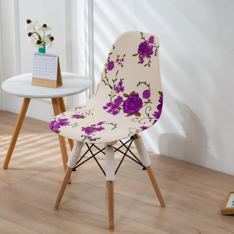 Housse Chaise Scandinave Motifs Imprimés