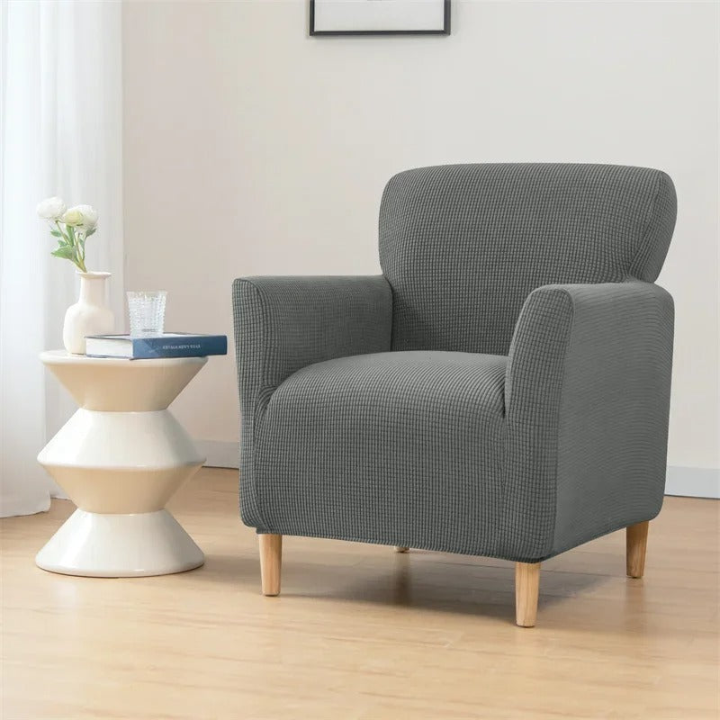 Housse Fauteuil Club Gris