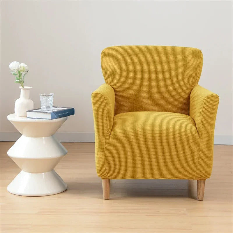 Housse Fauteuil Club Jaune