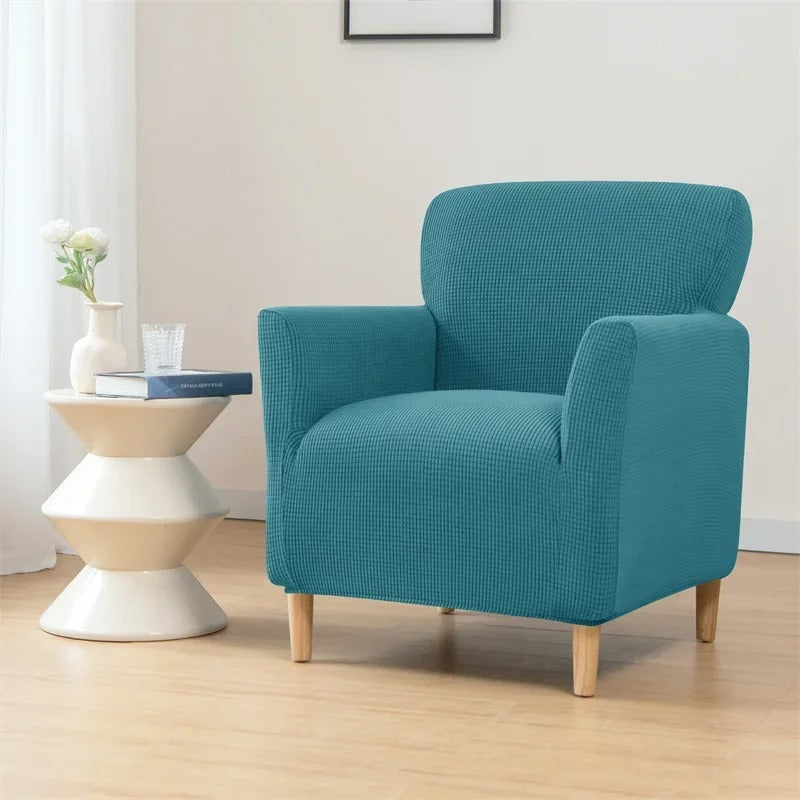 Housse Fauteuil Club Bleu Canard