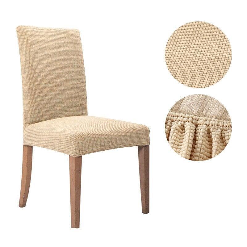 Housse De Chaise Extensible Beige