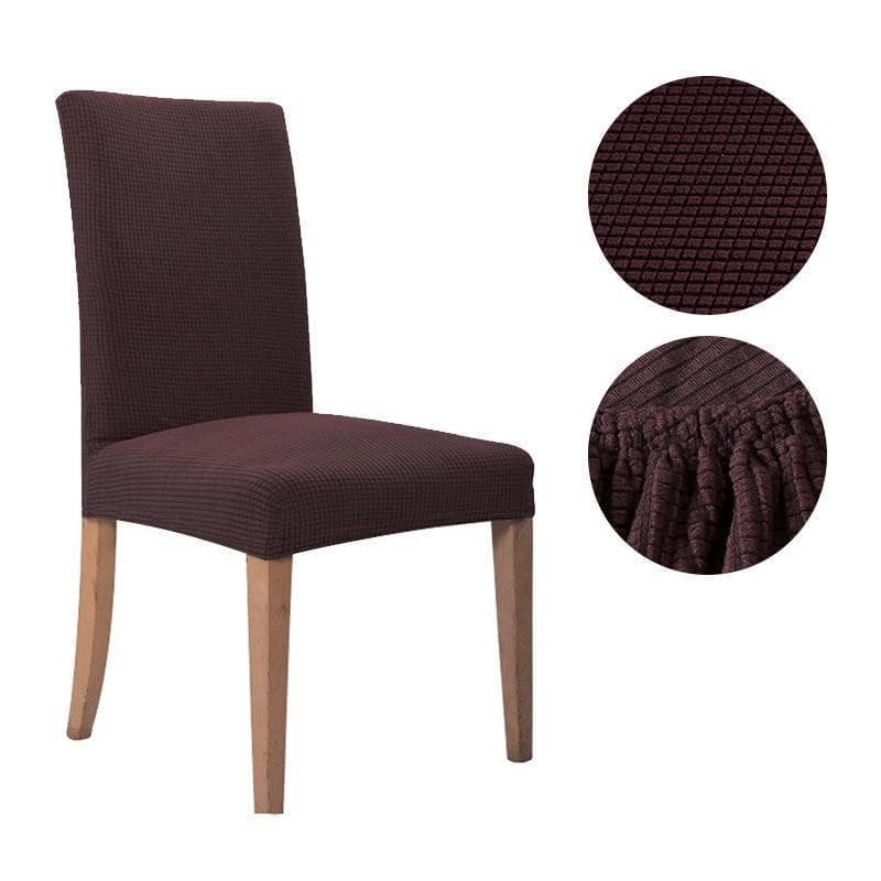 Housse de Chaise Marron Chocolat