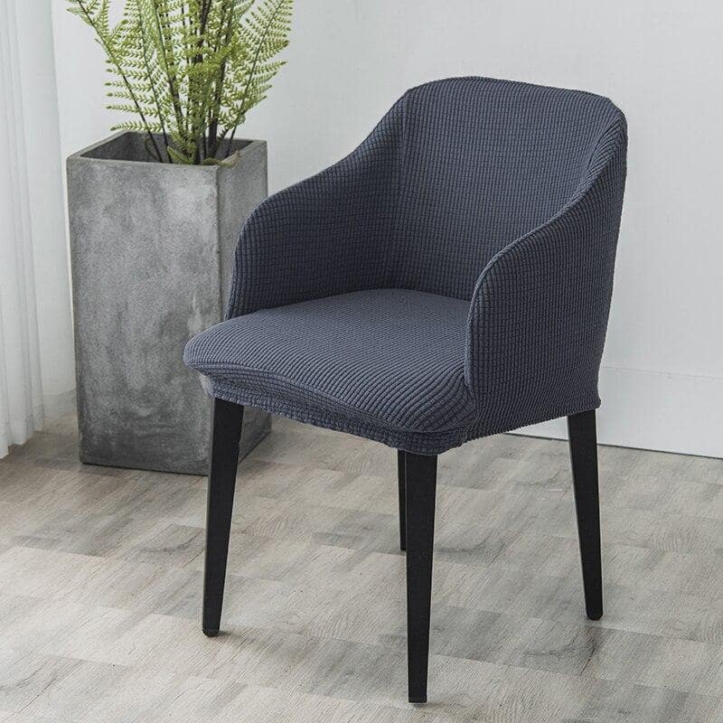 Housse De Fauteuil Scandinave Gris avec accoudoirs