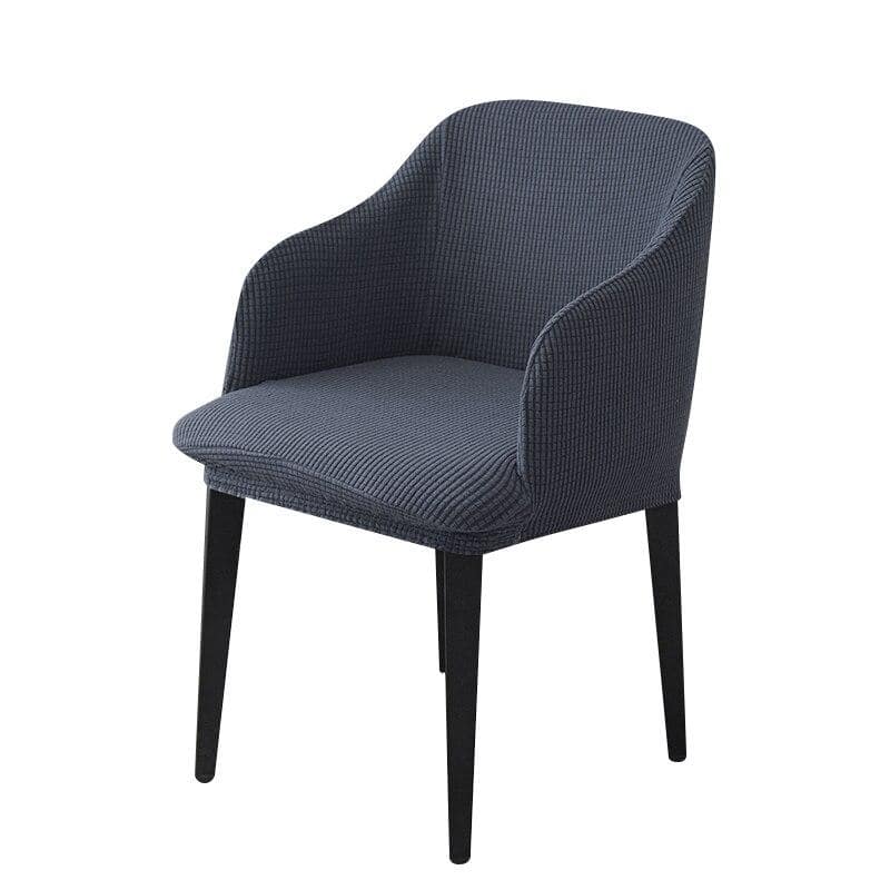 Housse De Fauteuil Scandinave Gris anthracite avec accoudoirs