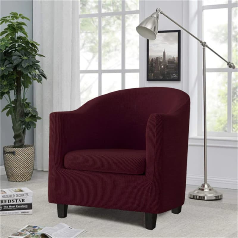 Housse Fauteuil Cabriolet Jacquard Rouge